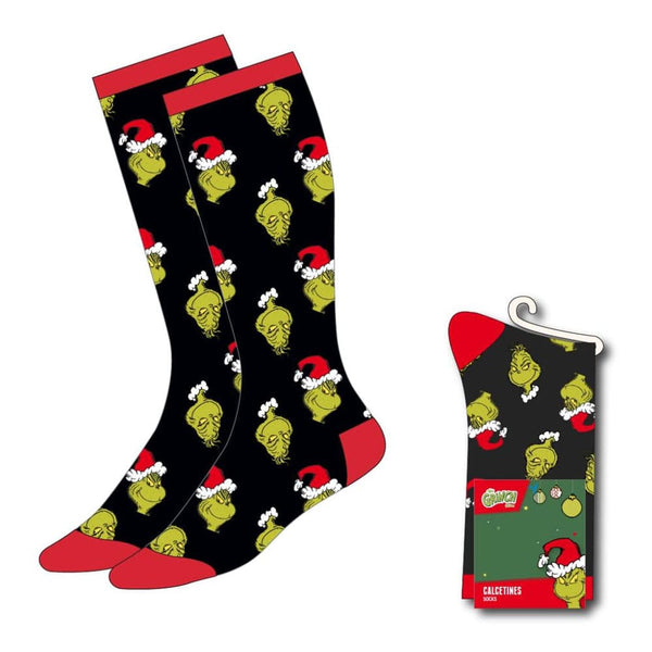 Sokken met het gezicht van de Grinch