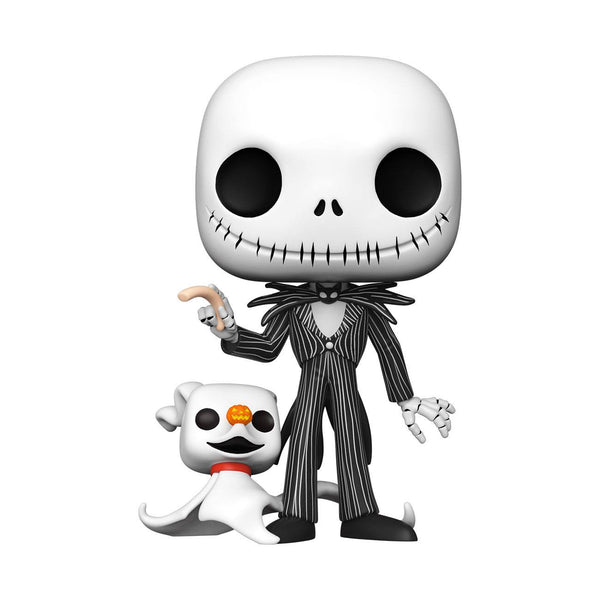 Funko Pop! Jumbo Jack Skellington avec Zero – L'Étrange Noël de monsieur Jack