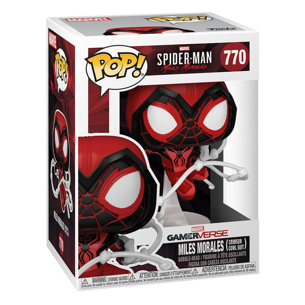 Funko Pop! Miles Morales (Crimson Cowl Suit) – Spider‑Man