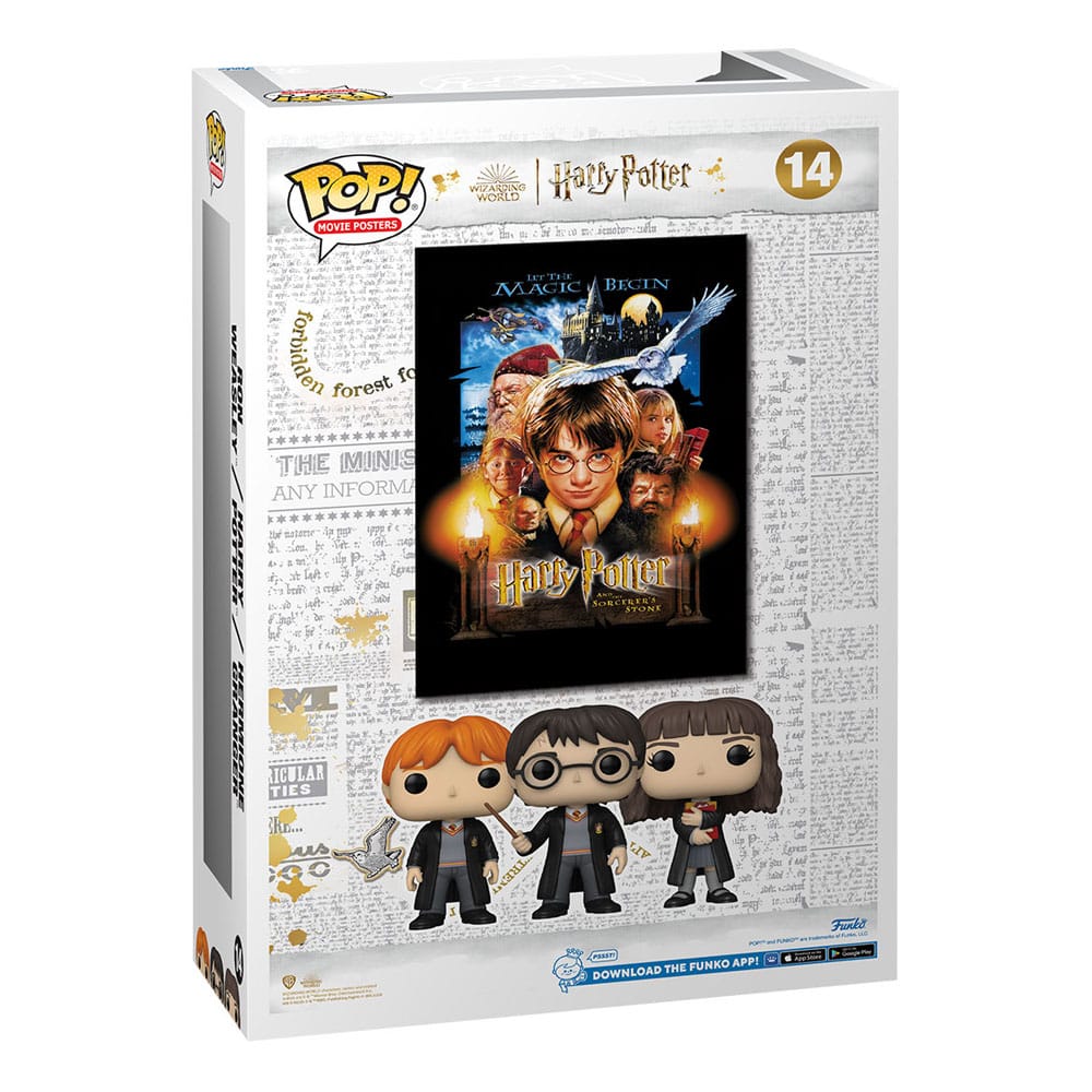Póster y figuras de Harry Potter
