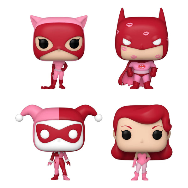 Funko Pocket Pop! 4 Pack- DC Comics Saint-Valentin