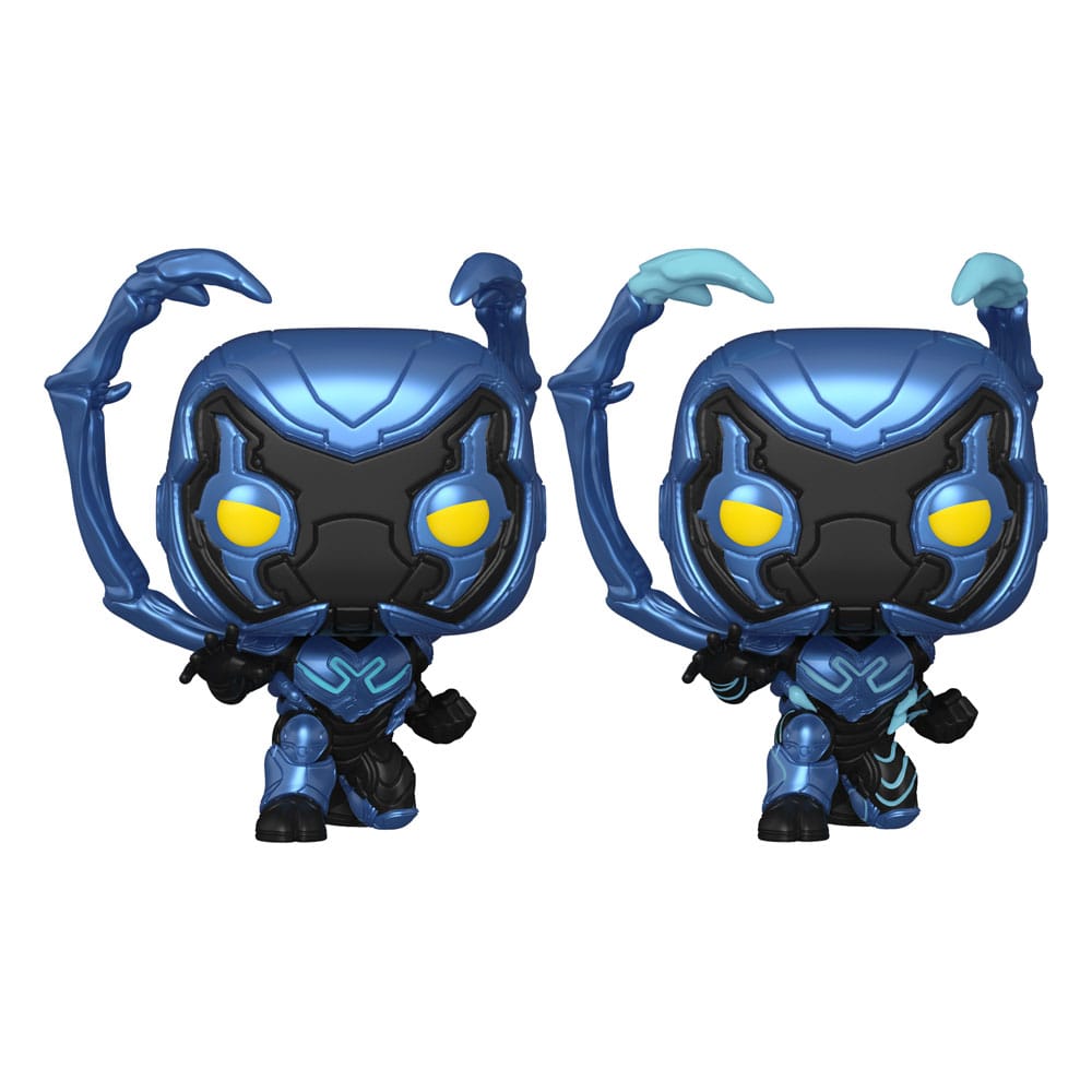 pop blue beetle crouching 1403