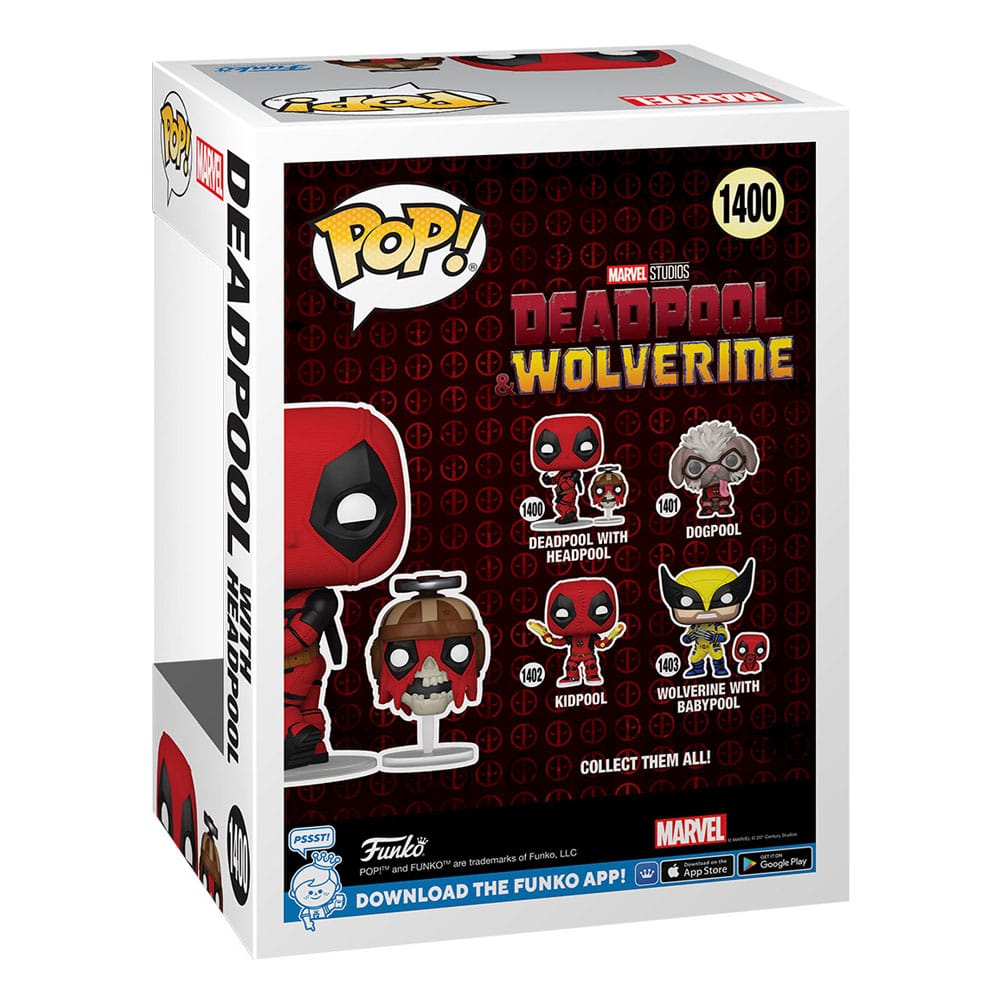 Pop! & Buddy Deadpool met Headpool