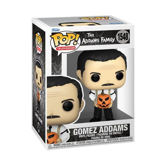 Gomez Addams con Jack-o-Lantern
