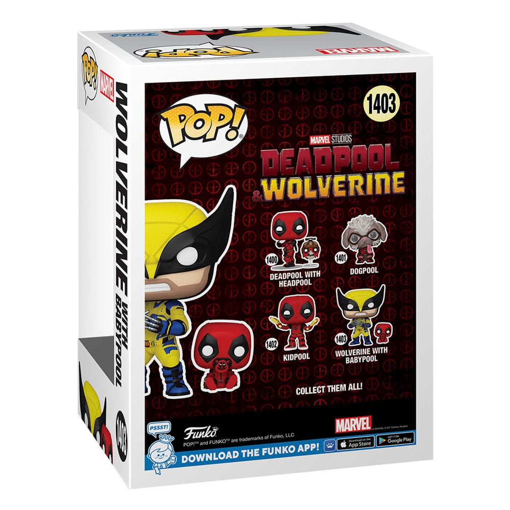 Pop! y Buddy Wolverine con Babypool