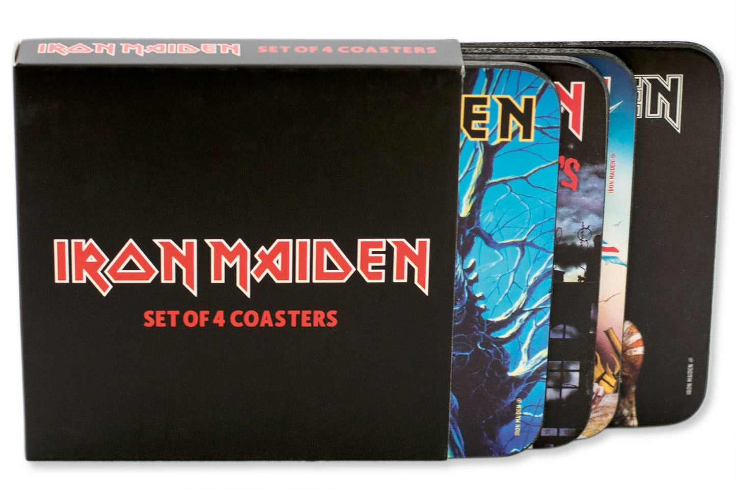 Posavasos Iron Maiden, paquete de 4
