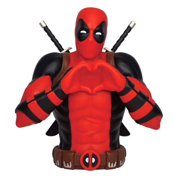 Salvadanaio Marvel - Busto classico di Deadpool