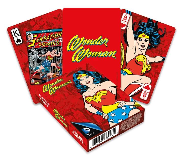 Juego de cartas de DC Comics: Mujer Maravilla Retro