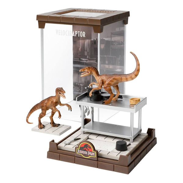 Diorama do Parque Jurássico - Velociraptor