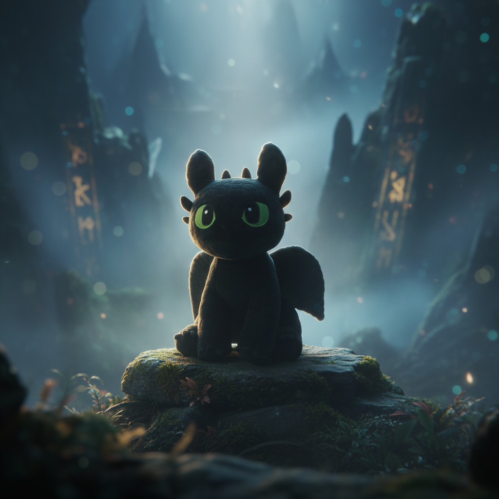 Dragons Plush - Toothless Value Version