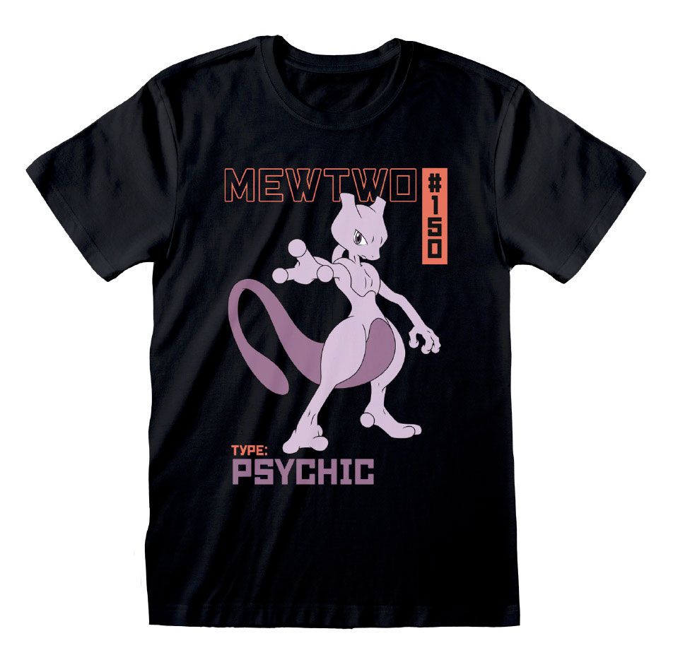 Camiseta de Pokémon - Mewtwo