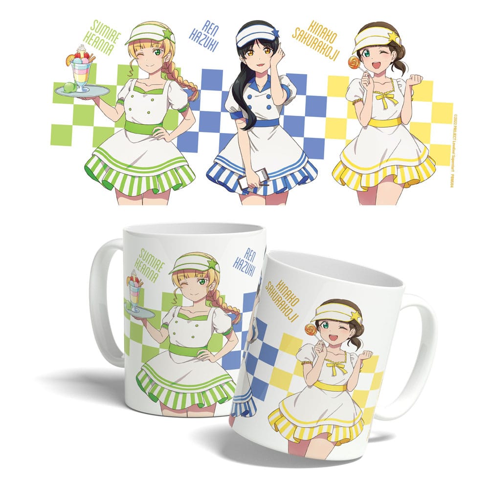 ¡Taza LoveLive! ¡¡Superestrella!! Sumire, Ren, Kinako