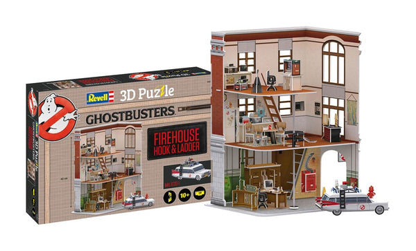 Puzzle 3D Ghostbusters - Gancio e scala della caserma dei pompieri