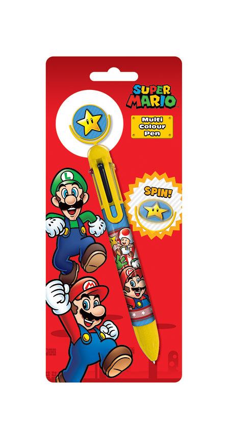 Penna Super Mario a 6 colori