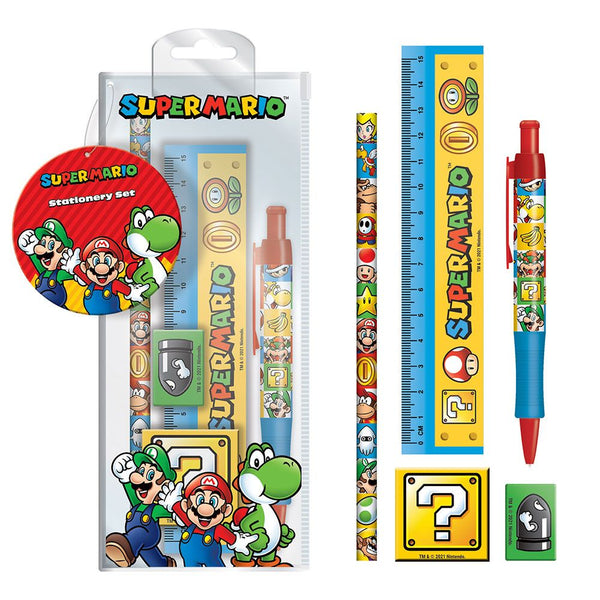 Set di cancelleria Super Mario