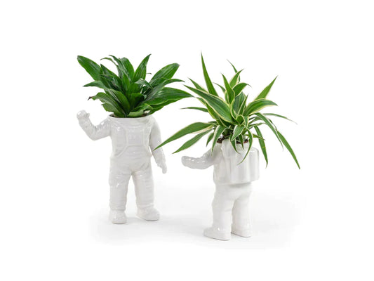 Astronaut flower pot
