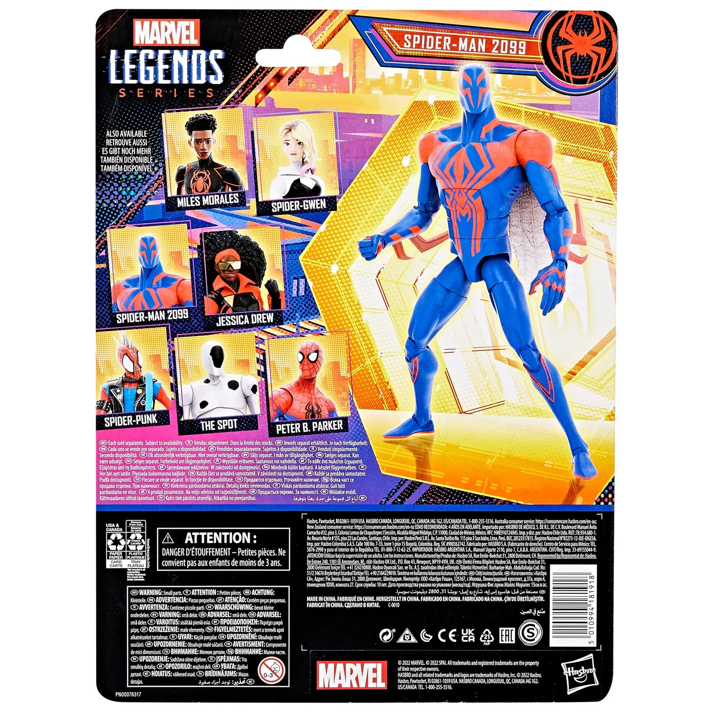 Serie Marvel Legends Spider-Man 2099