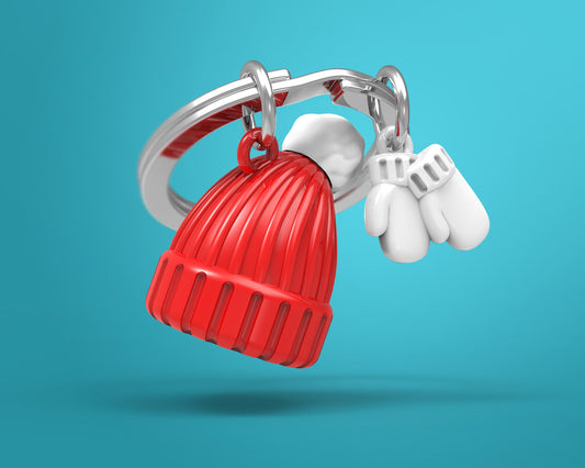 Reino clave y guantes de invierno