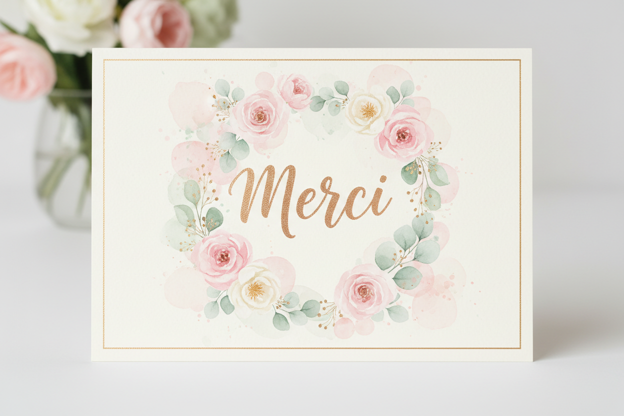 Occasion — Remerciement
