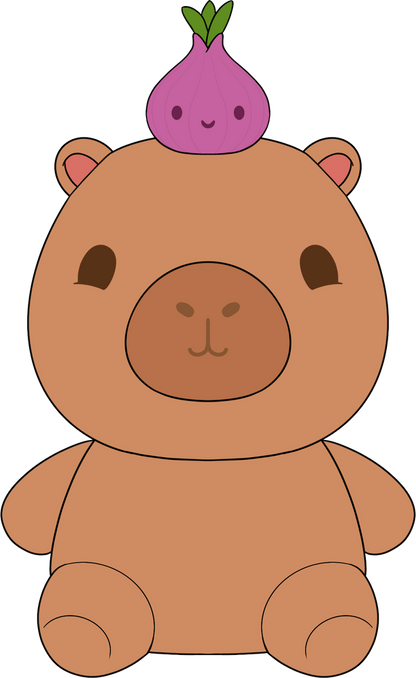 Viyaura Capybara Plush (9in)