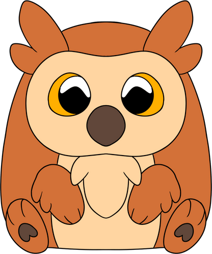 Owlbear Keychain Plush (5in)