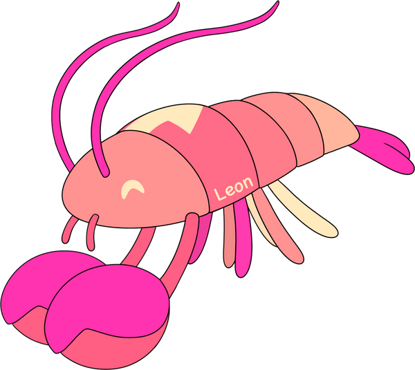 Leon the Lobster Plush (9in)