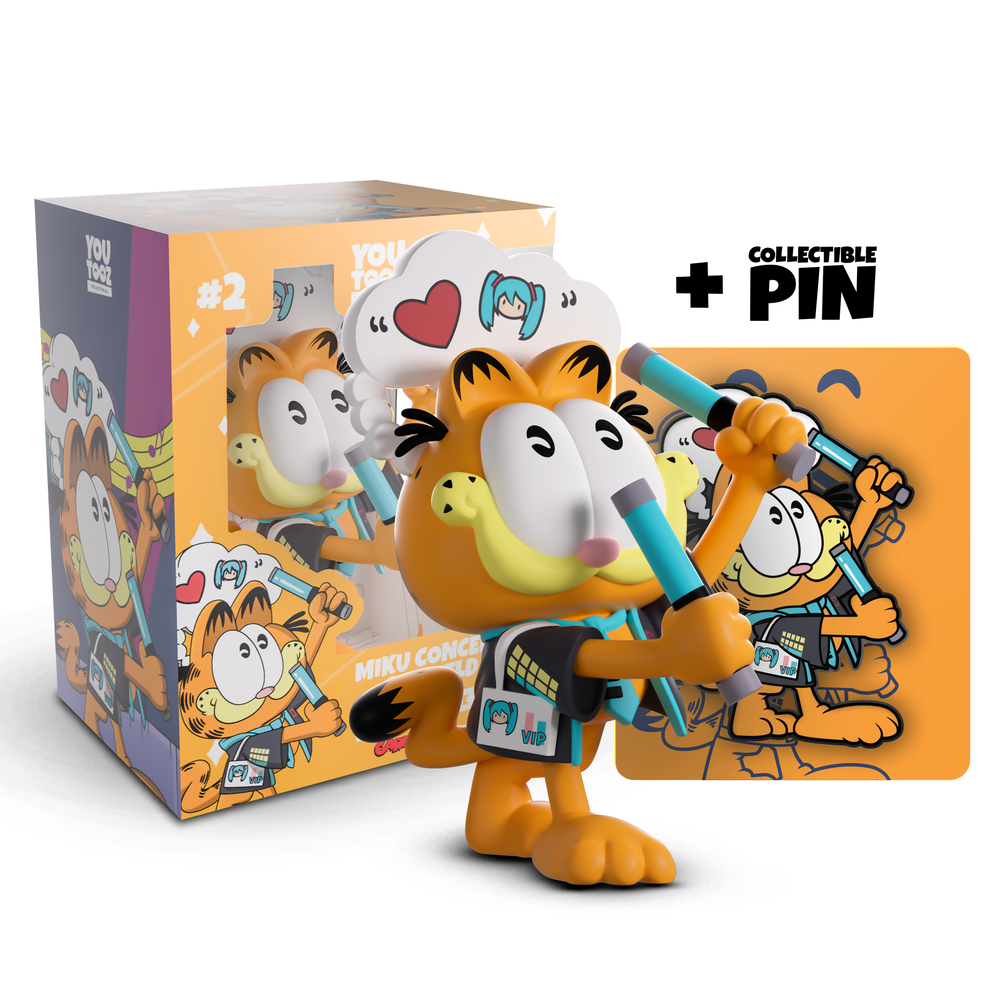 Figurine Miku Concert Garfield