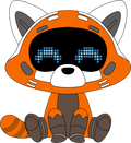 Red Panda Bot Plush (9in)