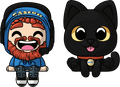 Figurines Monitor Buddiez CaseOh & Kitty
