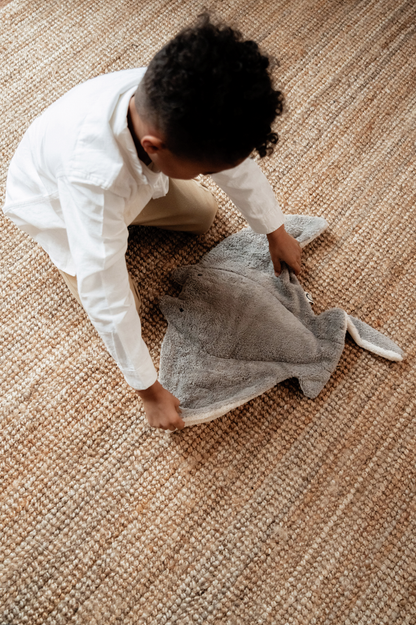 Large manta ray plush toy | Gray