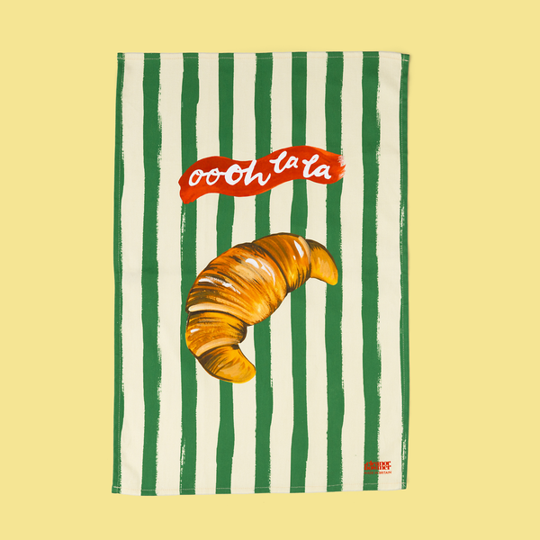 Asciugamano da cucina Oooh La La Croissant