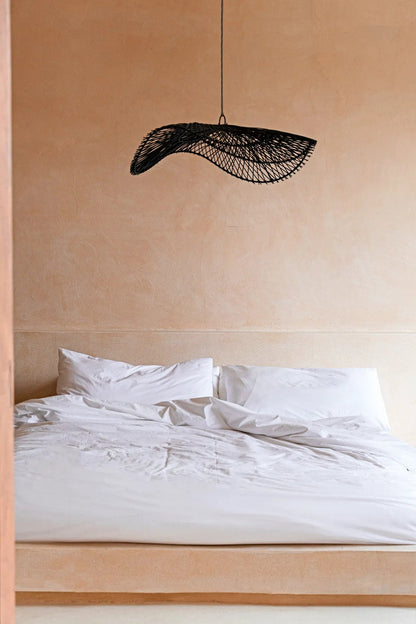 Suspension Chapeau – Noir L, 75 × 20 cm