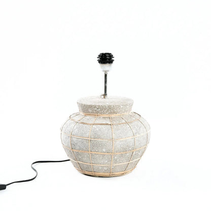 Lampe à poser Lipsi – Naturel et béton