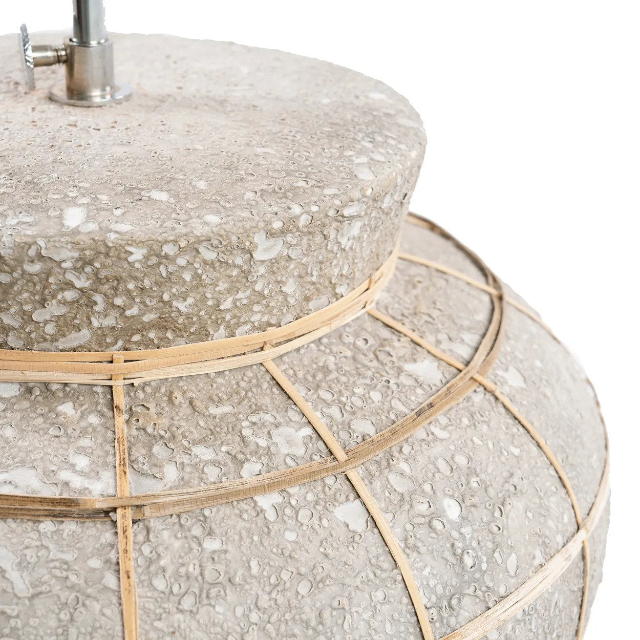 Lampe à poser Lipsi – Naturel et béton