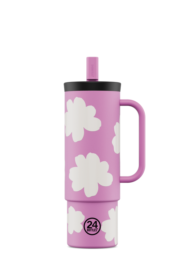 Gobelet à paille "Straw Cup" - Daydreaming Pink 800ml