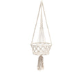 Suspension pour plante en macramé – Blanc L