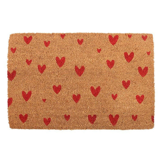 Paillasson Cœurs d'Amour Rouges