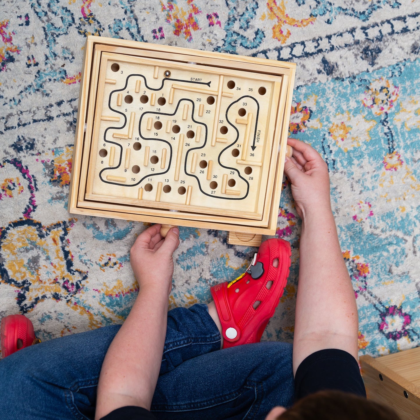 LABYRINTHE EN BOIS