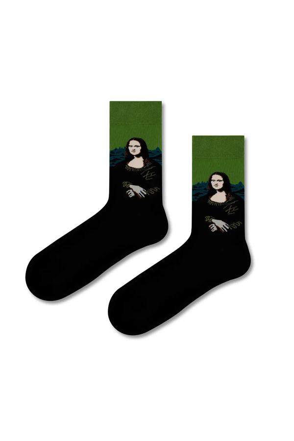 Chaussettes Artistiques Mona Lisa