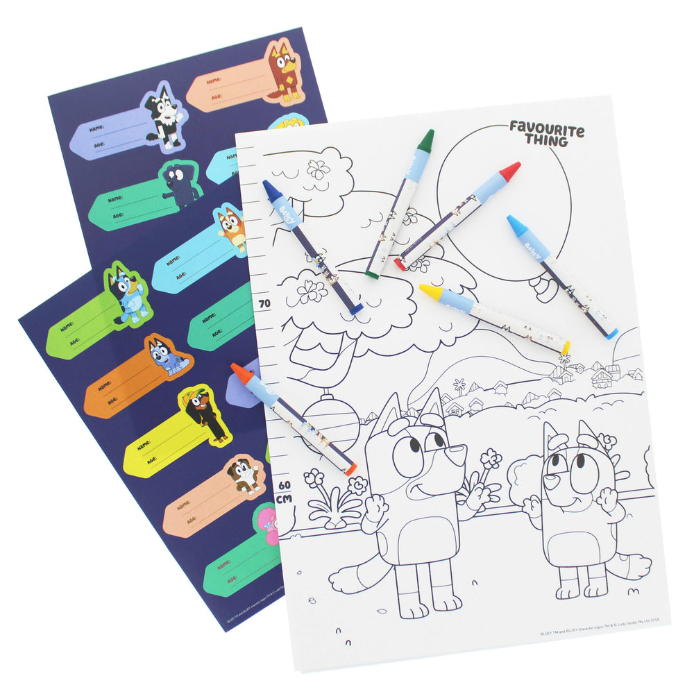 Tableau des Tailles Bluey