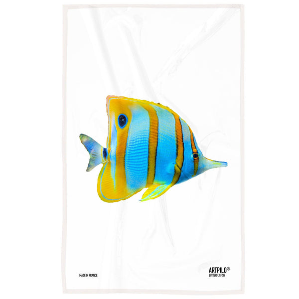 Strofinaccio a forma di pesce farfalla