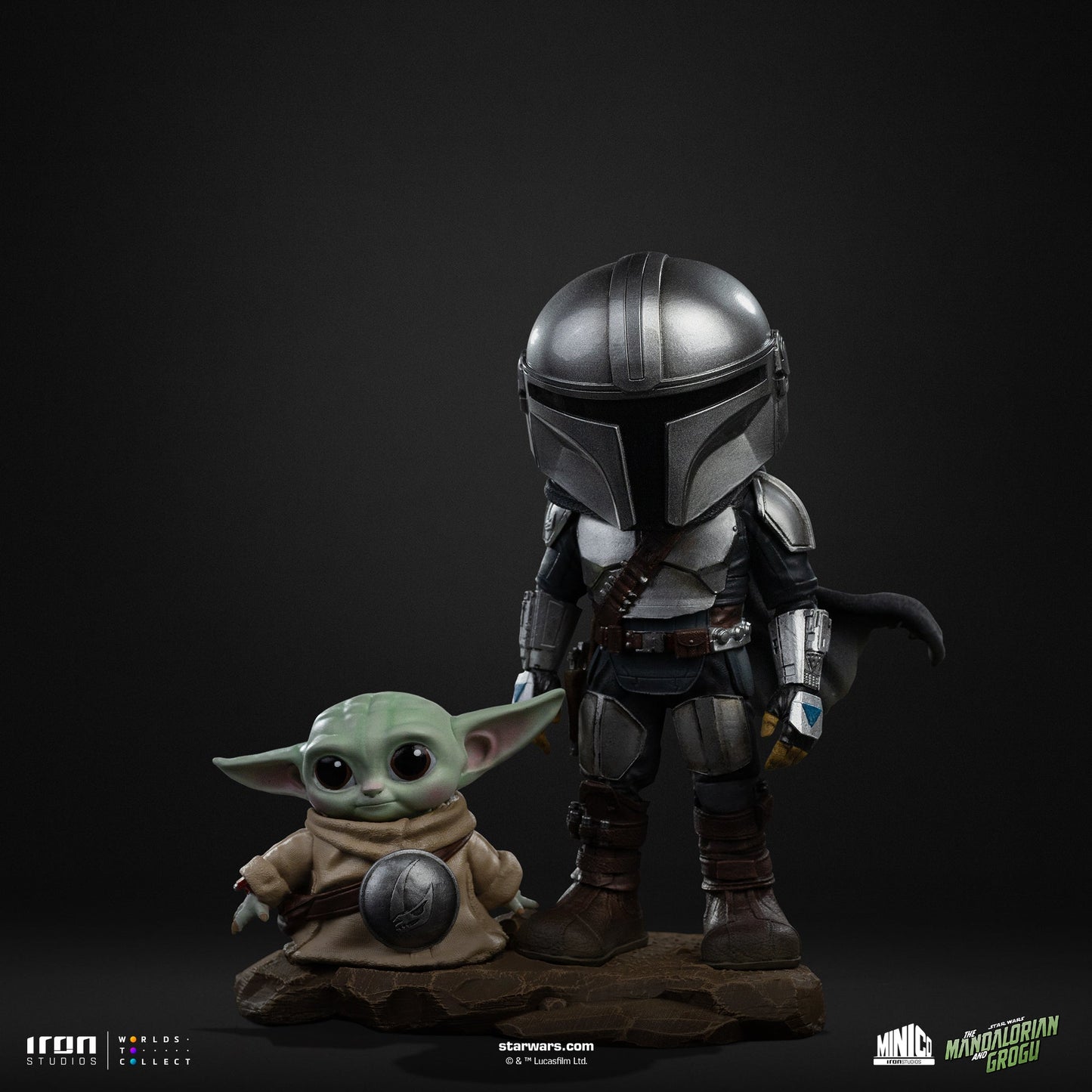 Pre-Order - Mandalorian and Grogu Statue - The Mandalorian - MiniCo - Iron Studios