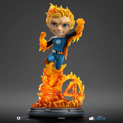 Figurine Human Torch (Blue Suit Variant) - Fantastic Four - Mini Co. - The Fantastic Four