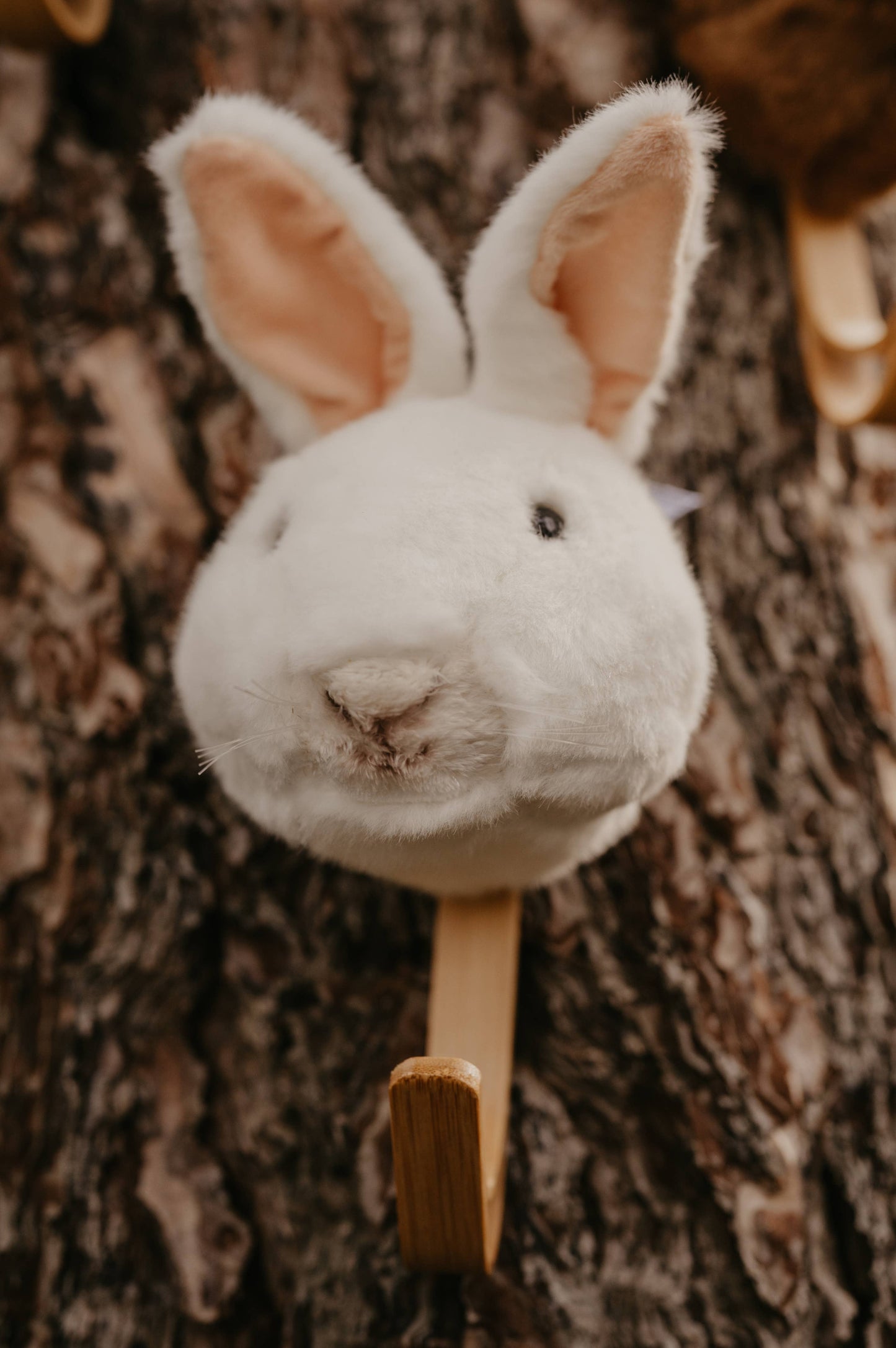 Porte-manteau Peluche Lapin Blanc