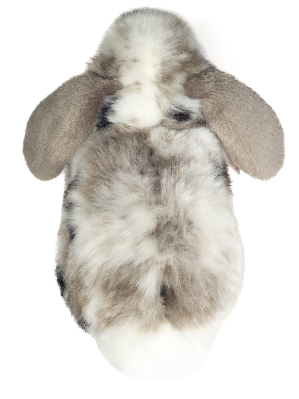 Peluche Coelho de Orelhas Caídas Cinzento e Branco – 23 cm