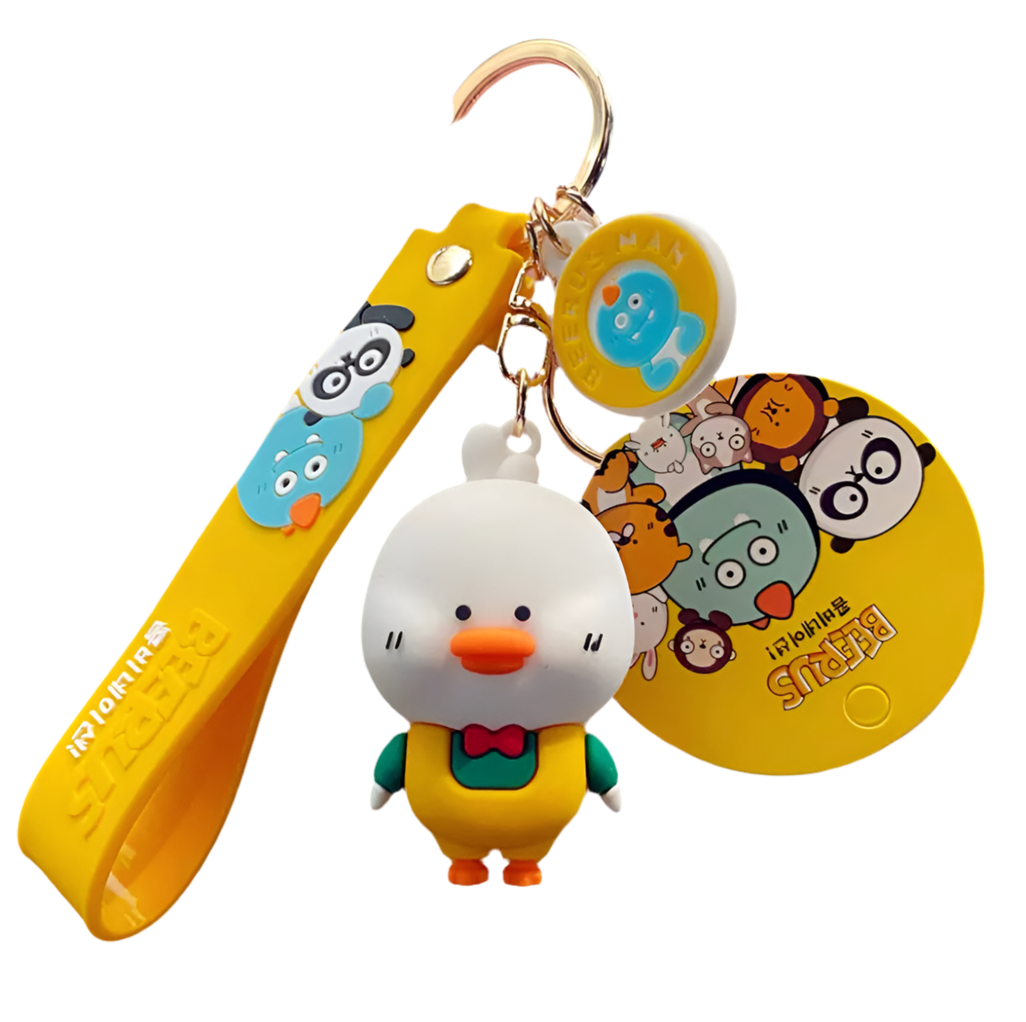 Beerus White Duck Key Ring