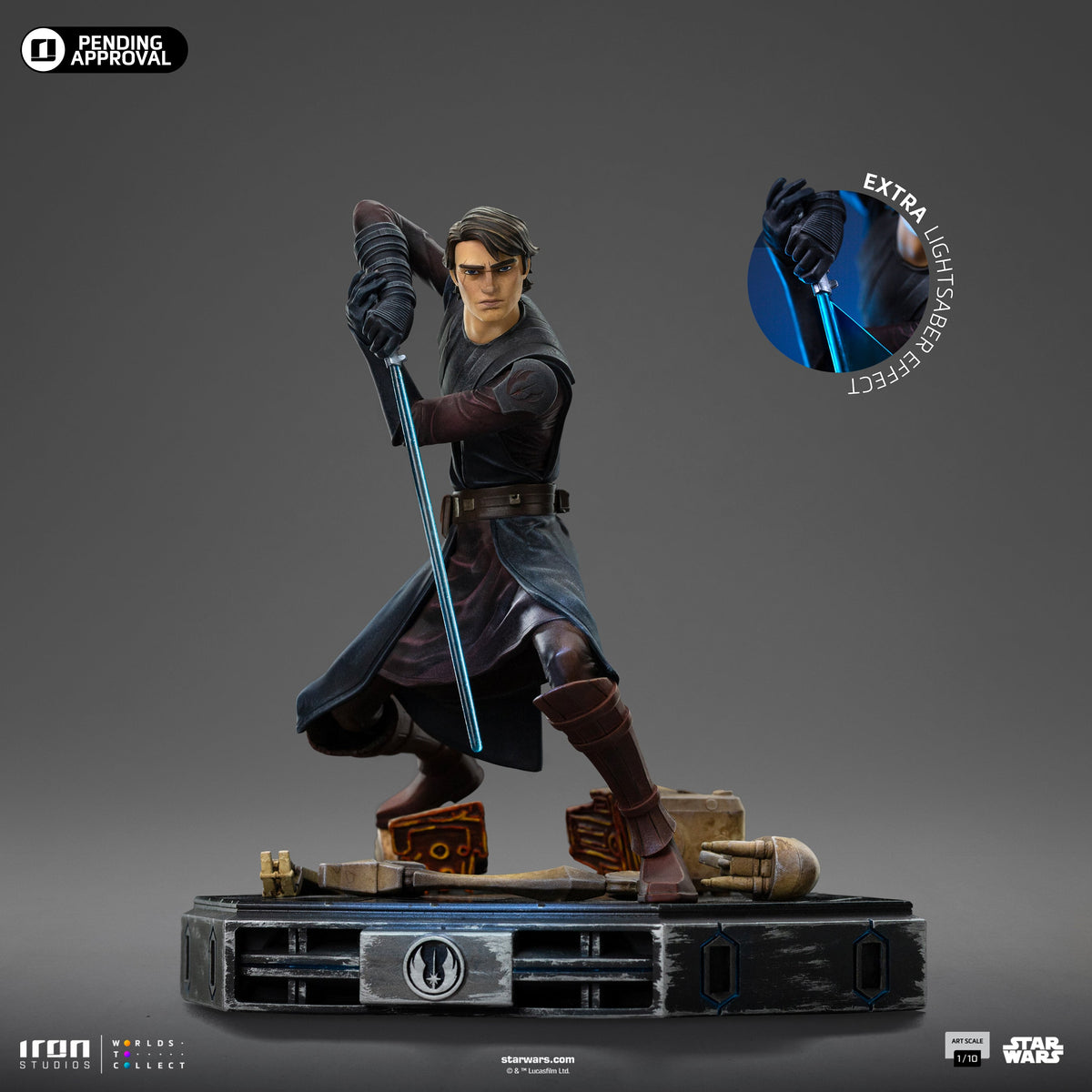 Anakin Skywalker Statue - Star Wars: Clone Wars - Art Scale 1/10