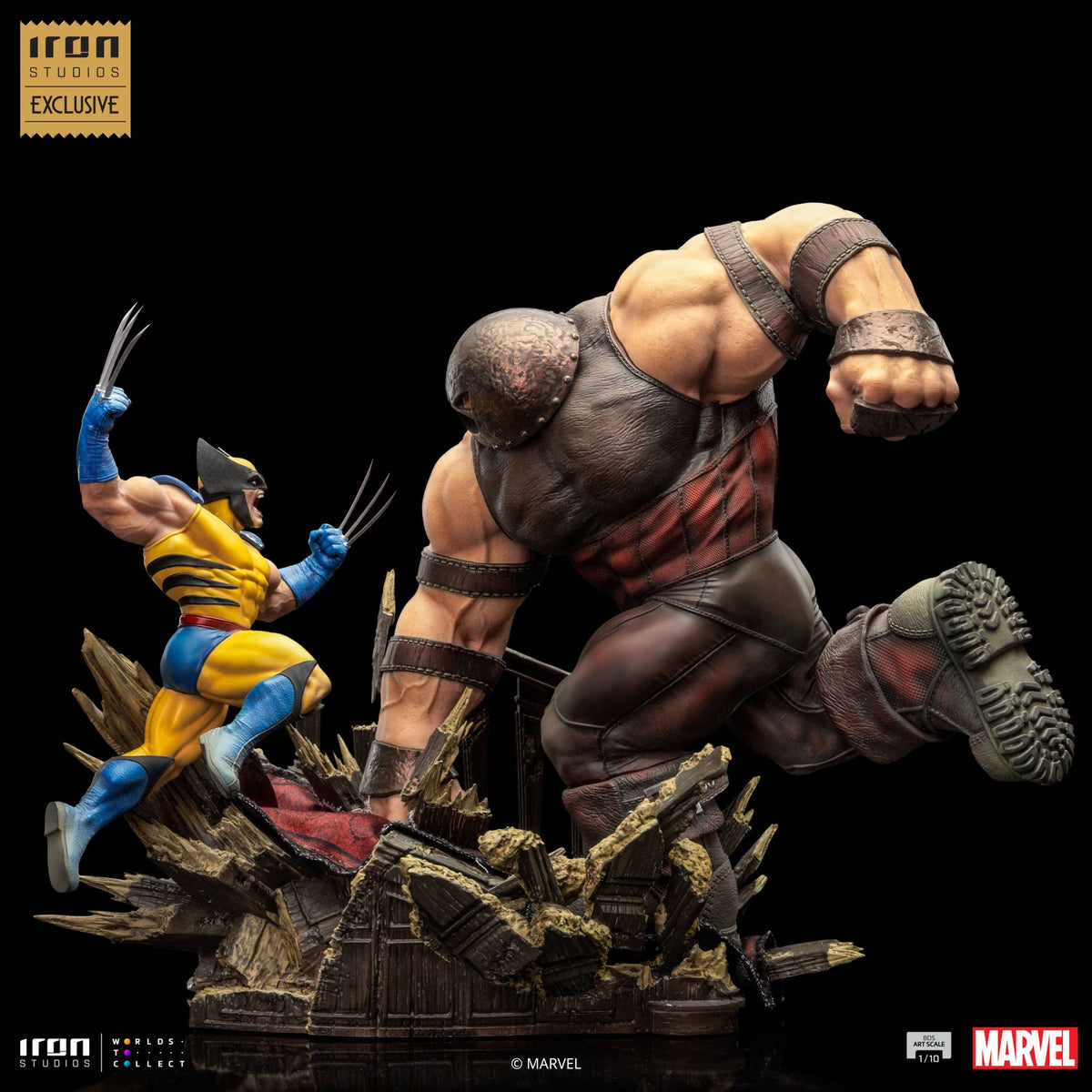 Statue Wolverine vs Juggernaut - X-Men - Art Scale 1/10 - Marvel Comics