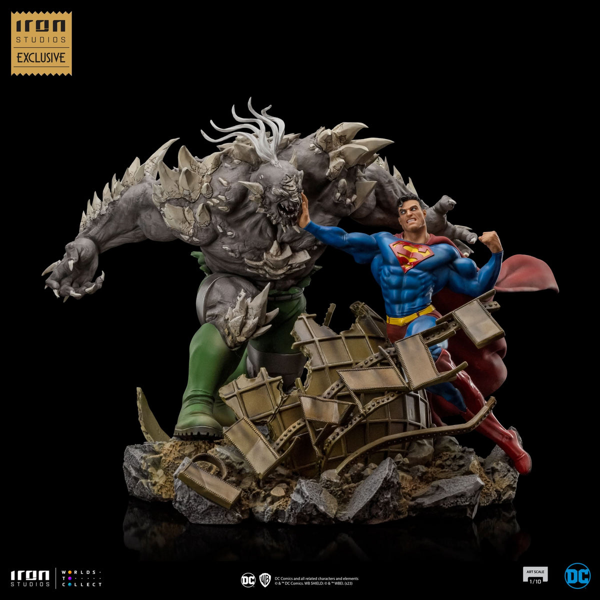 Statue Superman vs Doomsday - DC Comics - Art Scale 1/10 - Justice League