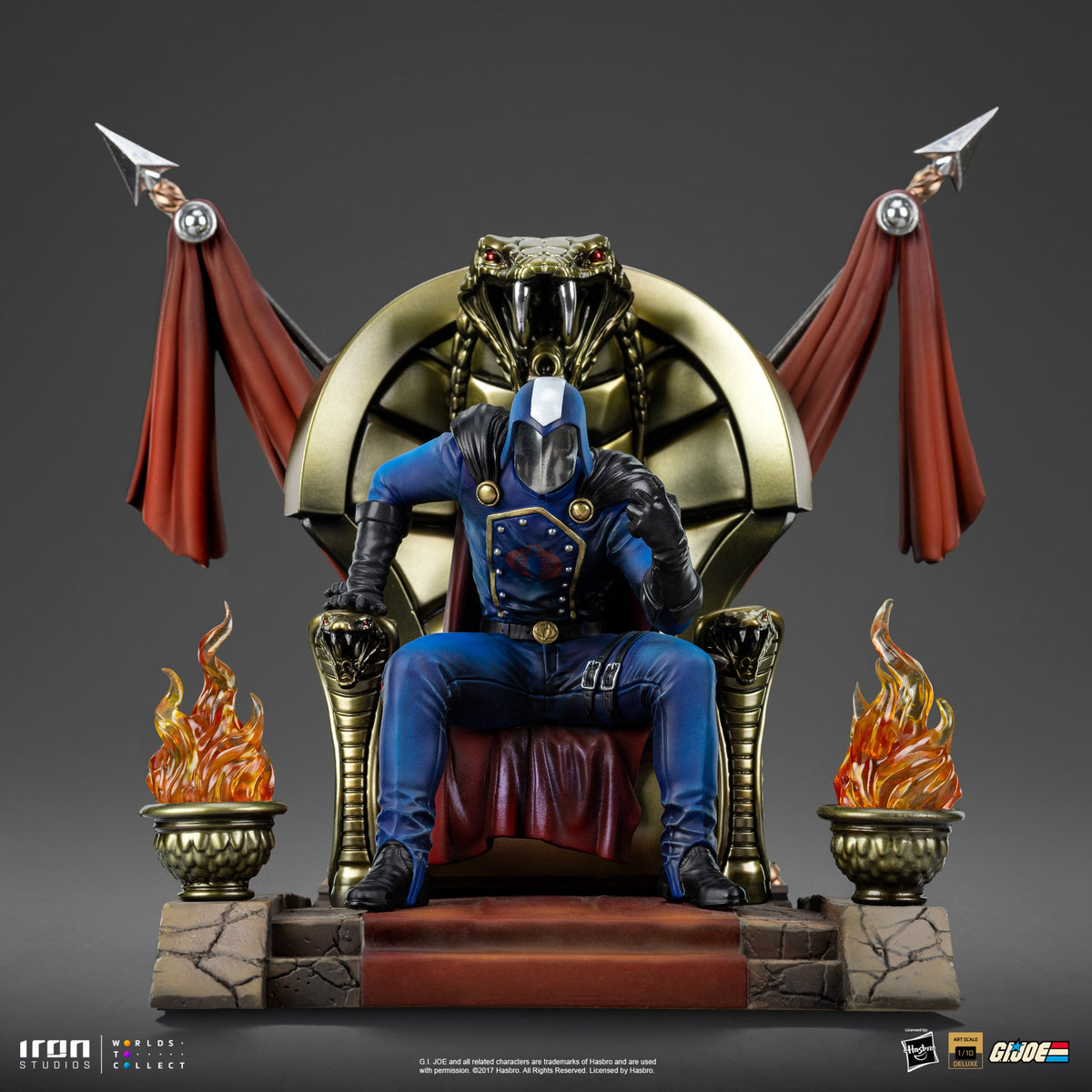 Statue Statue Cobra Commander - G.I Joe - Art Scale 1/10 - G I Joe